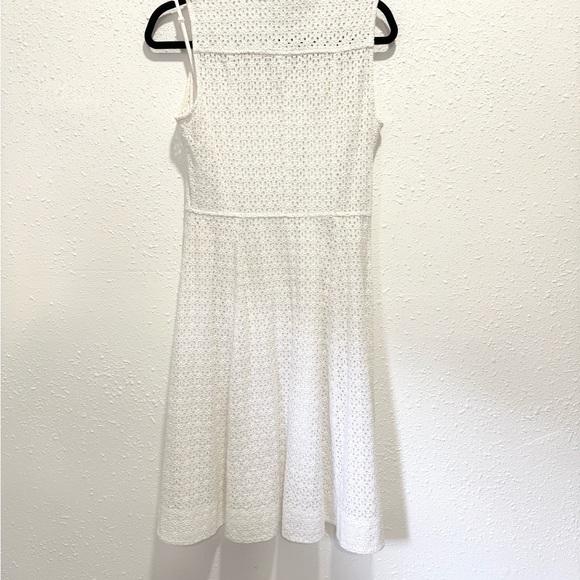 Banana Republic Factory White Eyelet Collared Mini Dress 8 - Picture 9 of 9